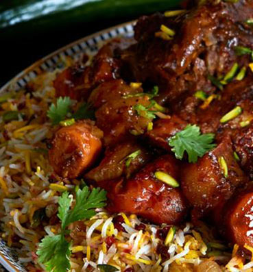  طريقة عمل "لحم الضأن مع الأرز بالزعفران الإيراني"