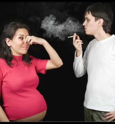 مخاطر التدخين السلبى خلال الحمل !