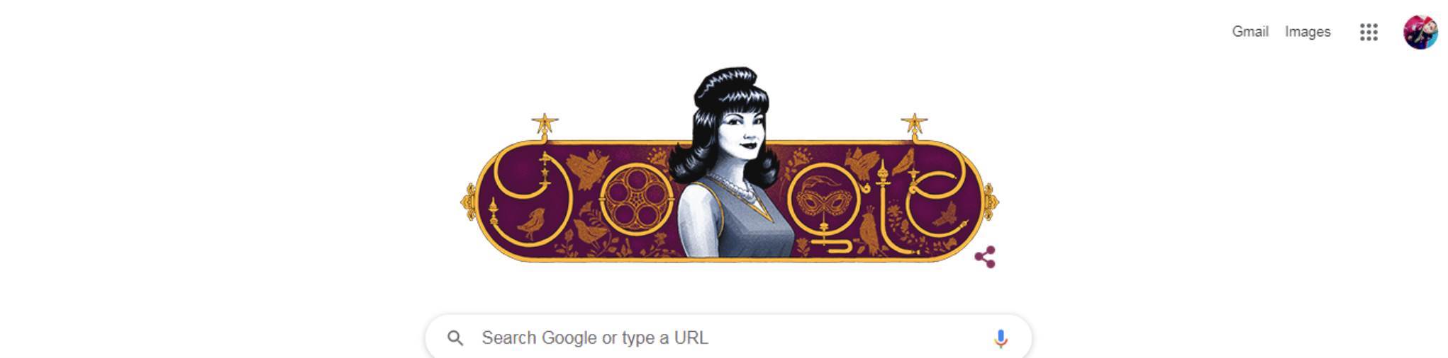 جوجل يحتفل مع العالم بذكرى ميلاد نجمة الشاشة شادية
