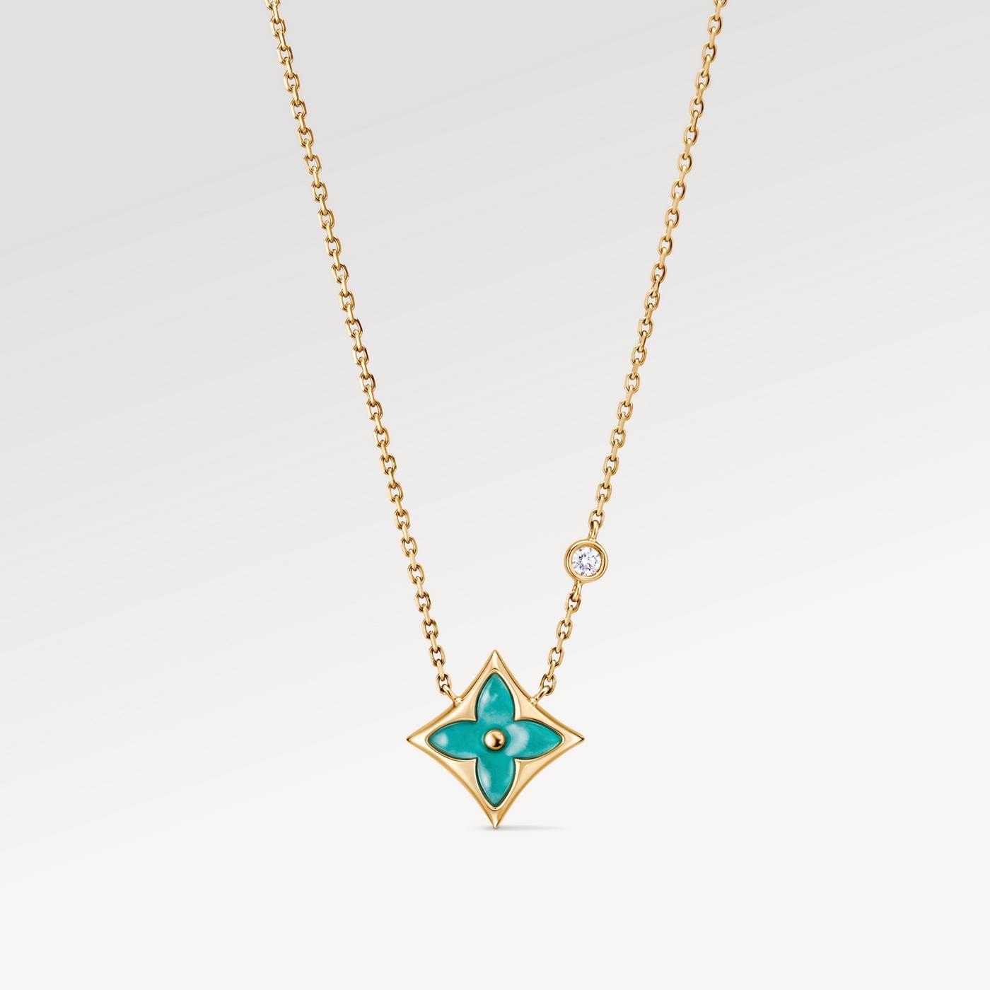 LOUIS_VUITTON_JEWELRY_-_COLOR_BLOSSOM_AMAZONITE_PENDANT_IN_YELLOW_GOLD_AND_DIAMONDS
