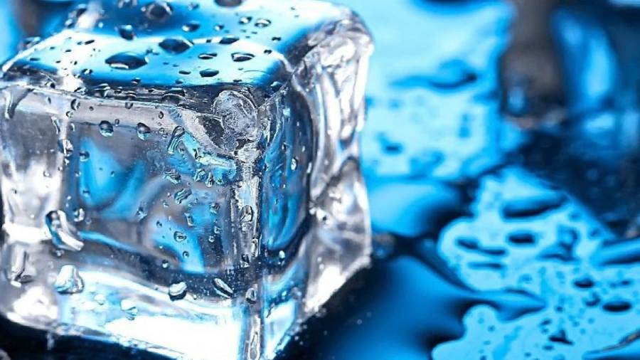 الطبيعي أن نستخدم وعاء يحتوي على مياه عادية لري النباتات لكن ماذا عن مكعبات الثلج