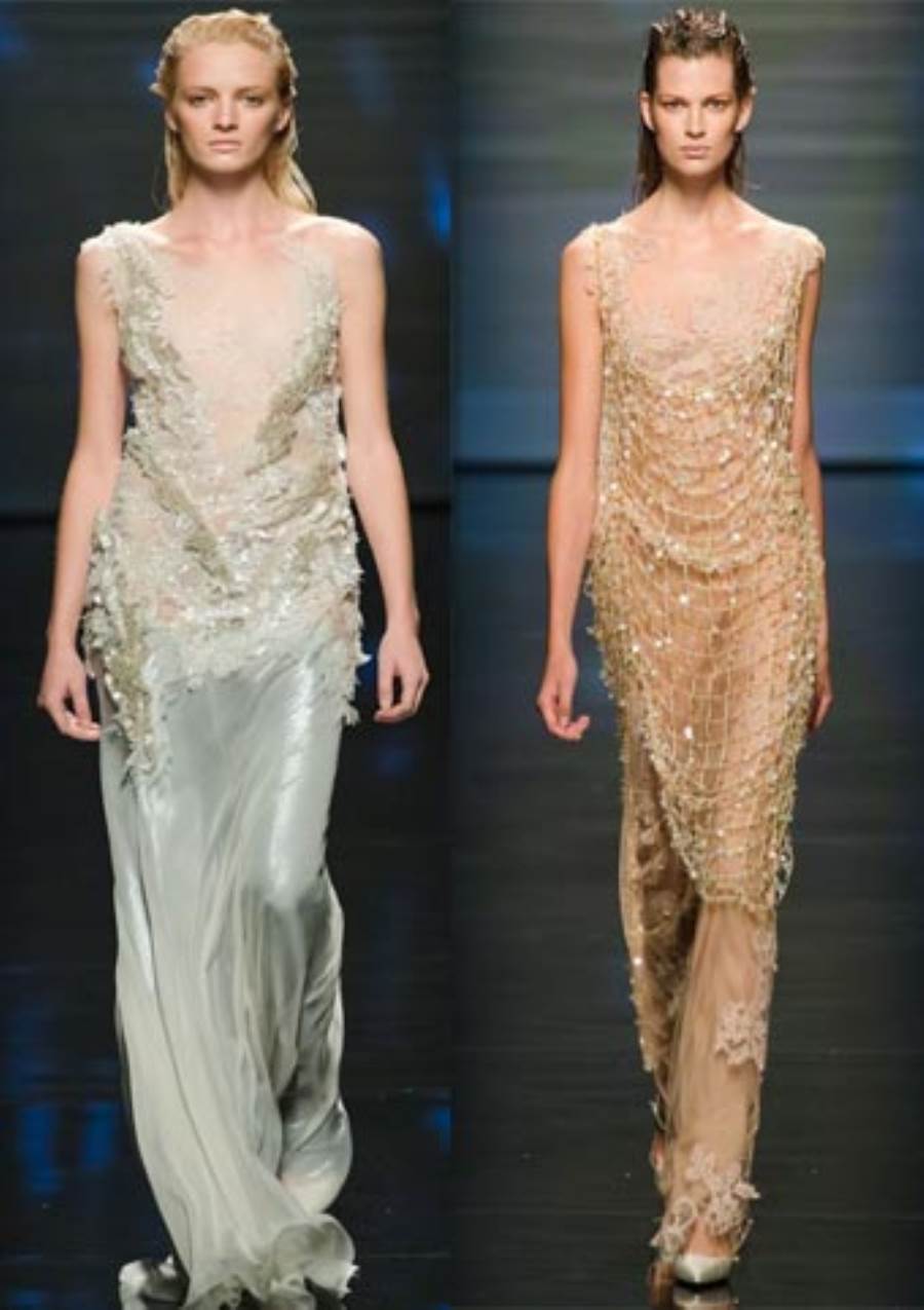 عالم من الخيال مع مجموعة أزياء Alberta Ferretti لربيع 2013