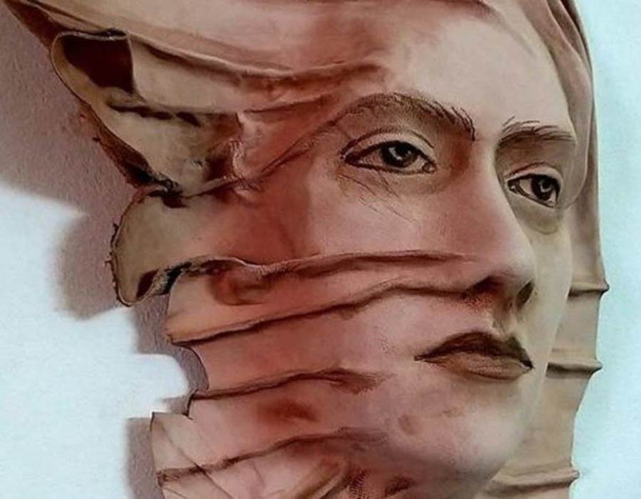 فنانة تصنع الوجوه .. من بقايا الحمض النووي لعابري السبيل