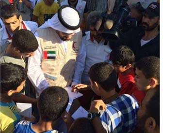 حسين الجسمي فى غزة