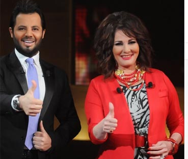 آثار الحكيم تثير ازمة جديدة بسبب أجرها للظهور مع الاعلامى نيشان