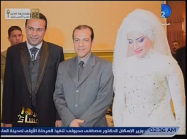 العريس "صاحب دعوة الرئيس لحفل زفافه" : "بحب السيسى جدا ولم أتوقع رد فعله" 