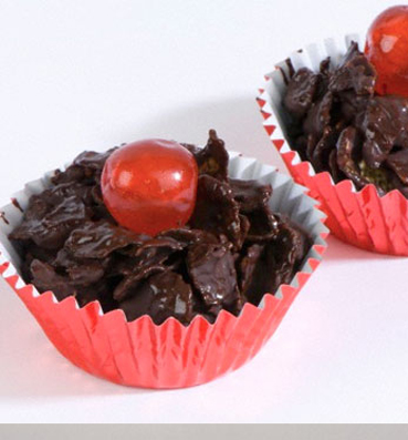 حلوى صحية للأطفال: شوكولاتة بالكورن فليكس