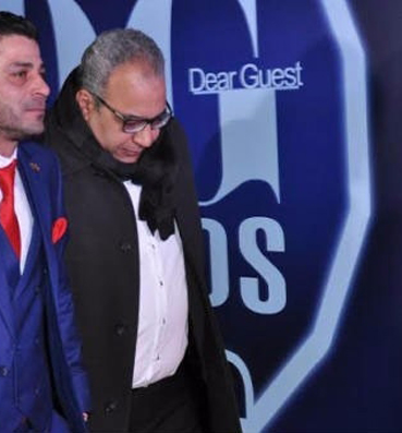 بيومي فؤاد يظهر بعد الوعكة الصحية التي المت به