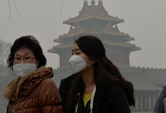 دراسة : 5 % فقط من البشر يتنفسون هواء نقي