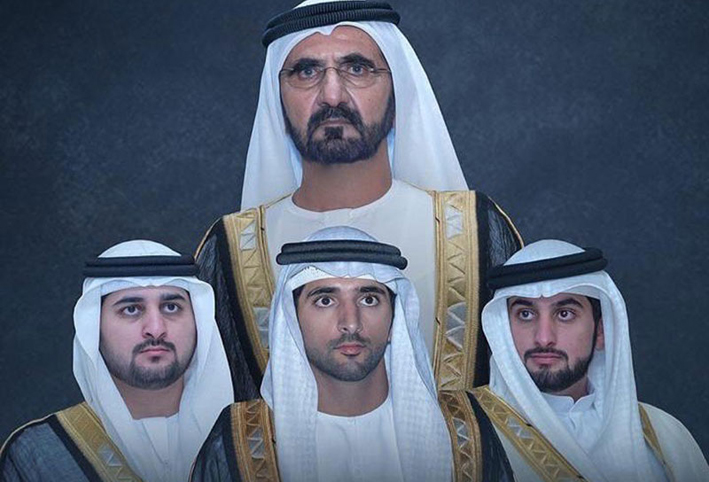 بالصورة .. زواج 3 من أبناء حاكم دبي تشعل مواقع التواصل الإجتماعي