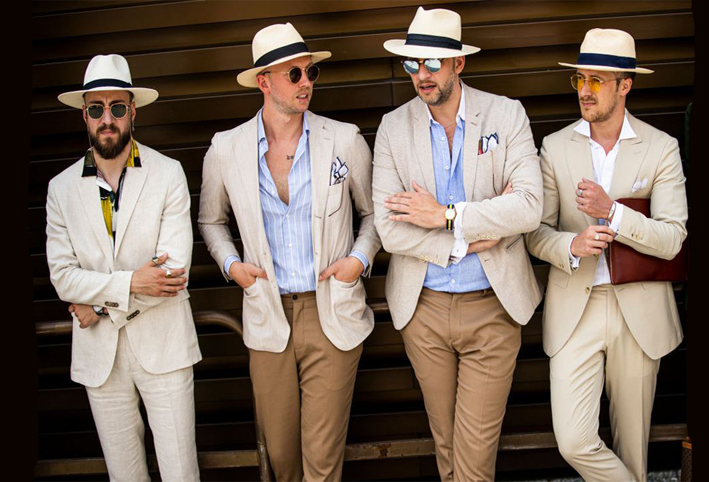 للرجل أفضل أزياء الشارع تقدمها ماركة Pitti Uomo الإيطالية