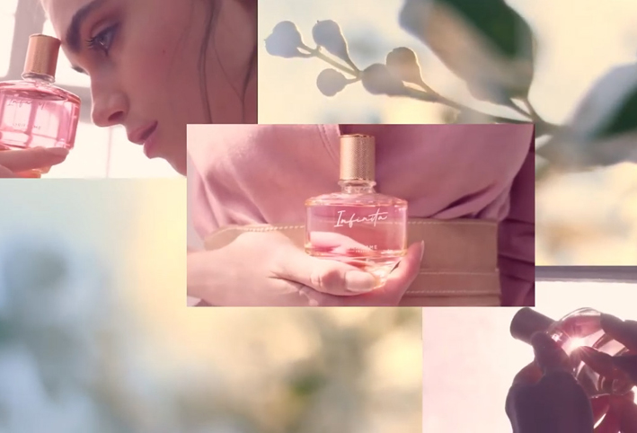 قوة وأنوثة مثالية احتفلي بها مع عطر الربيع A New Priflame Perfume :Infinita
