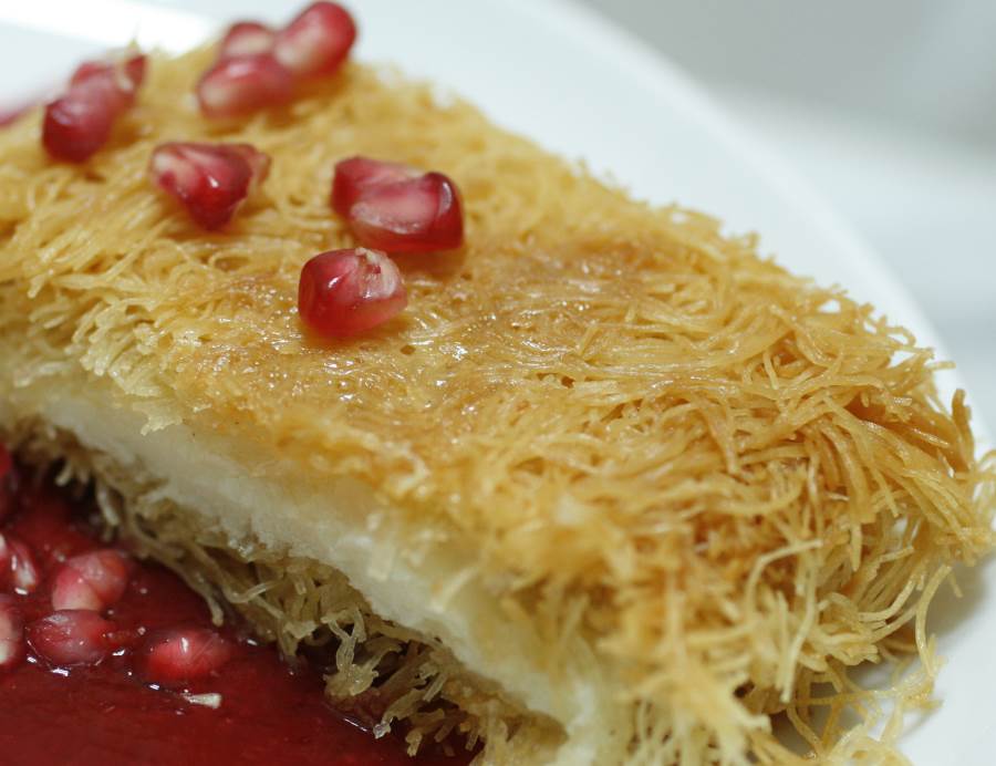 الكنافة بالكريم كراميل فى رمضان