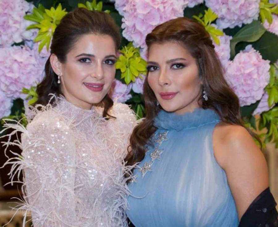 فى جو عائلي اصالة تحتفل بخطبة ابنتها شام الذهبى من دكتور مصرى