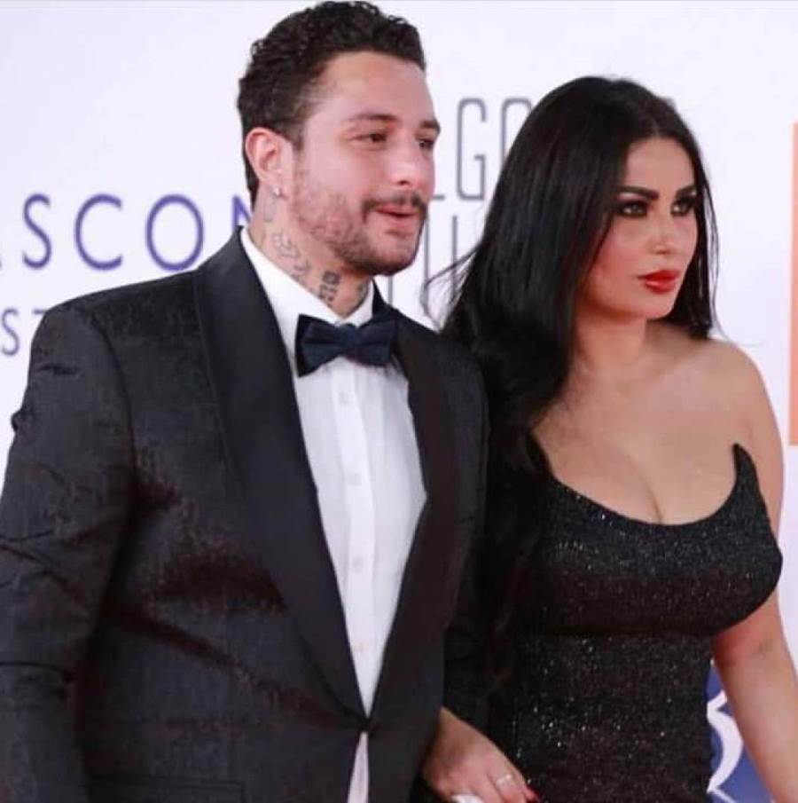 شاهد .. أحمد الفيشاوي مع زوجته داخل حمام السباحة..!