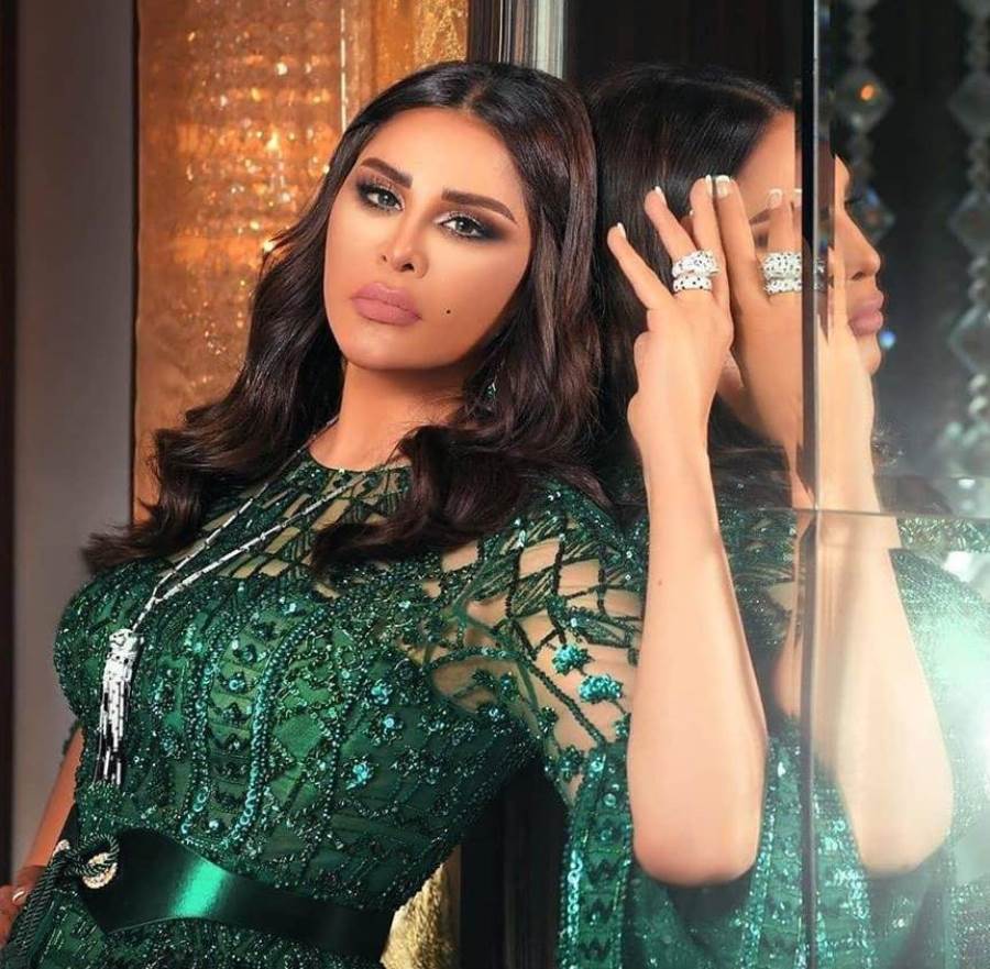 أحلام تتألق بهذه الإطلالة في اليوم الوطني السعودي