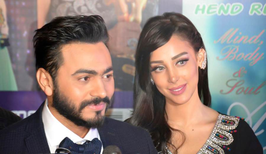 انفصال تامر حسني وبسمة بوسيل!