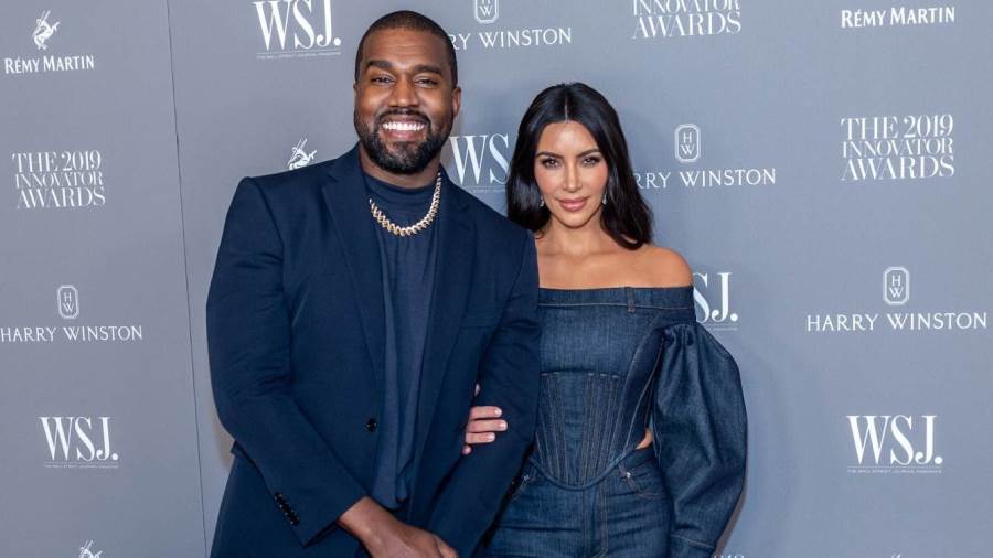 كيم كارداشيان وكاني ويست