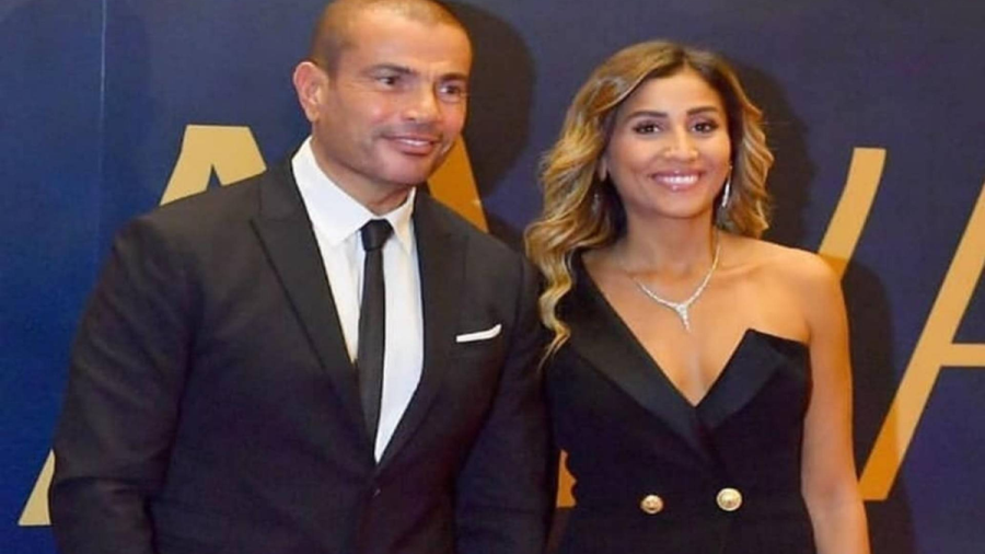 عمرو دياب ودينا الشربيني