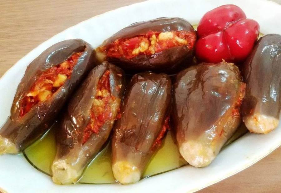 طريقة عمل المكدوس السريع بمذاق لا يقاوم