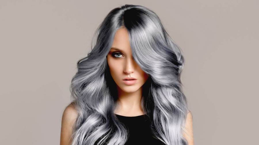 الشعر الرمادي