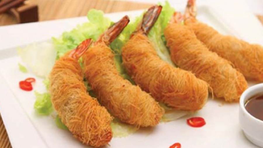 Kunafa Shrimp