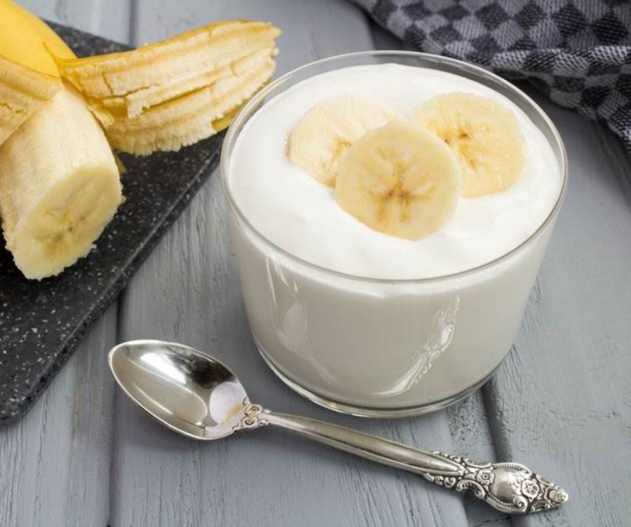 طريقة عمل زبادي بالموز