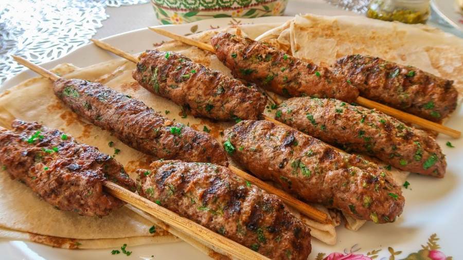 كفتة البرغل في الفرن