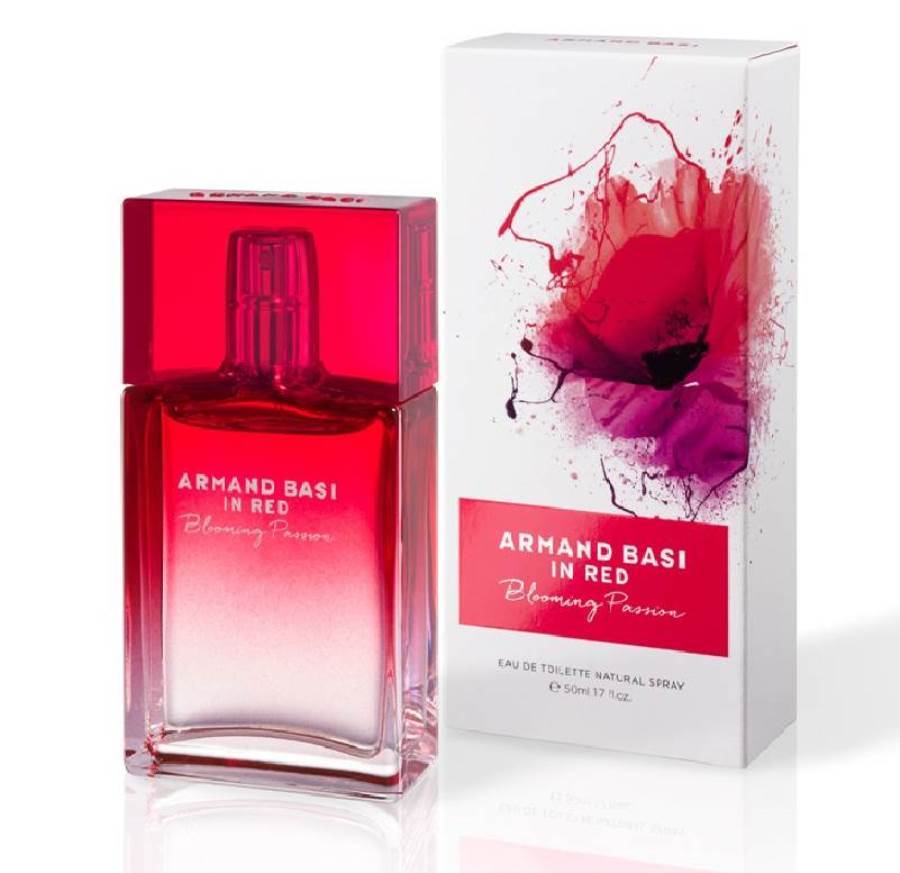 المسي الرومانسية واستشعريها مع عطر Armand Basi In Red Blooming Passion