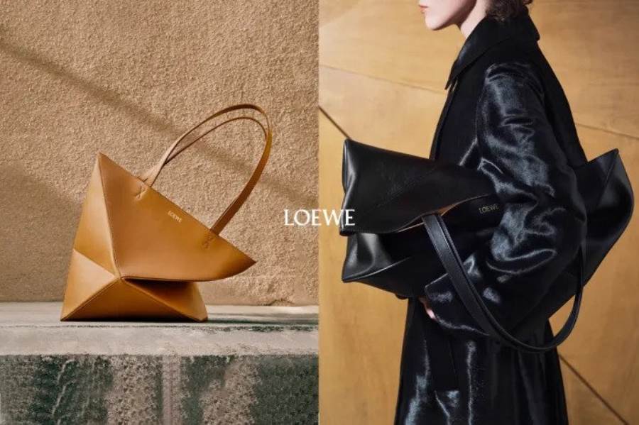  LOEWE تطلق حقيبة  PUZZLE FOLD TOTE الجديدة