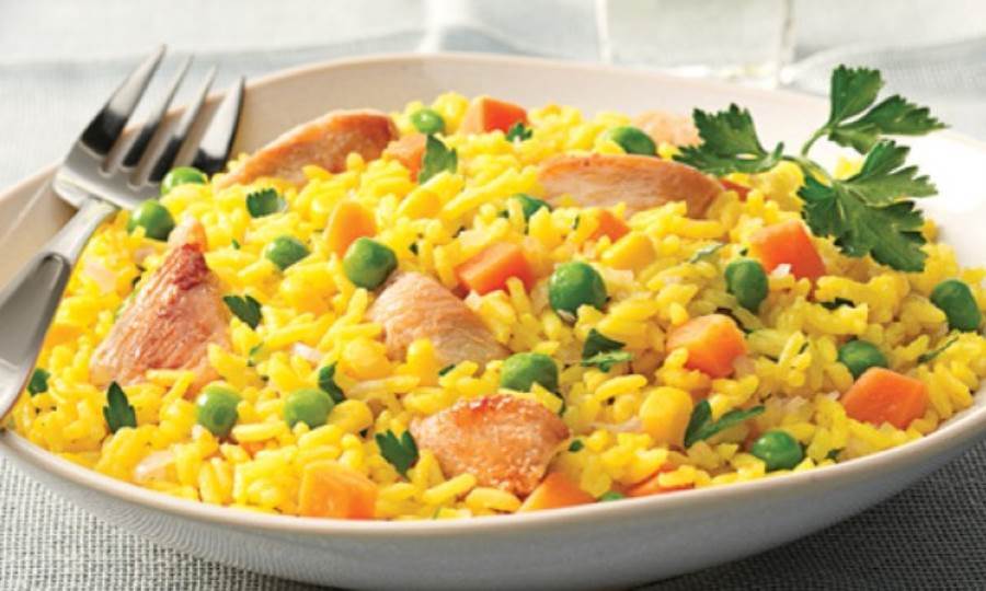طريقة عمل أرز بالدجاج والخضار