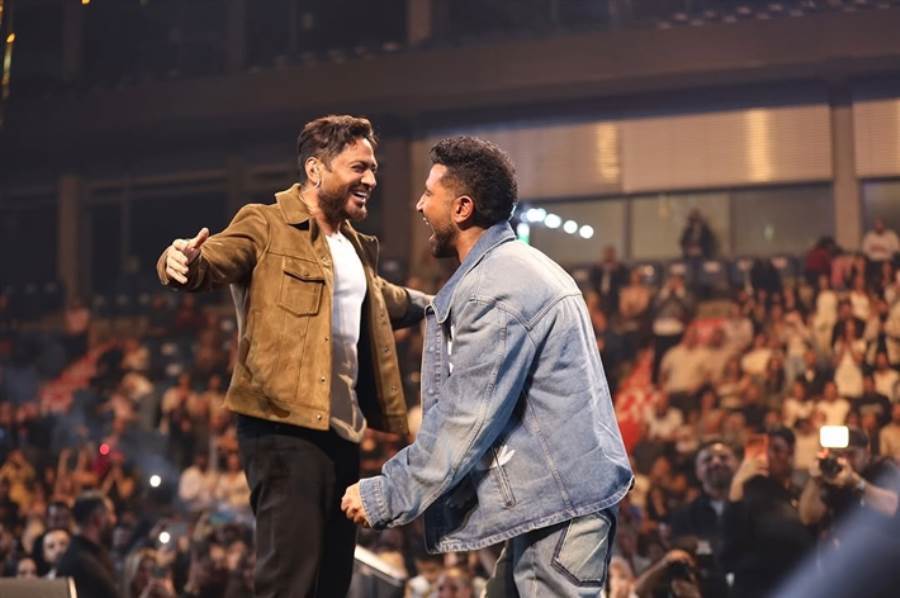  أحمد سعد وتامر حسني يشعلان أجواء حفلهما في ألمانيا