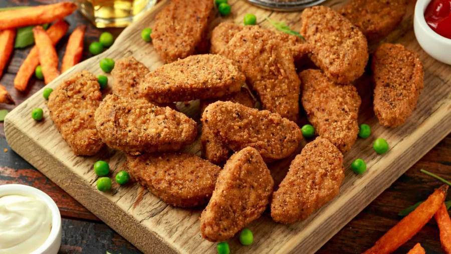 طريقة عمل الناجتس النباتي المقرمش