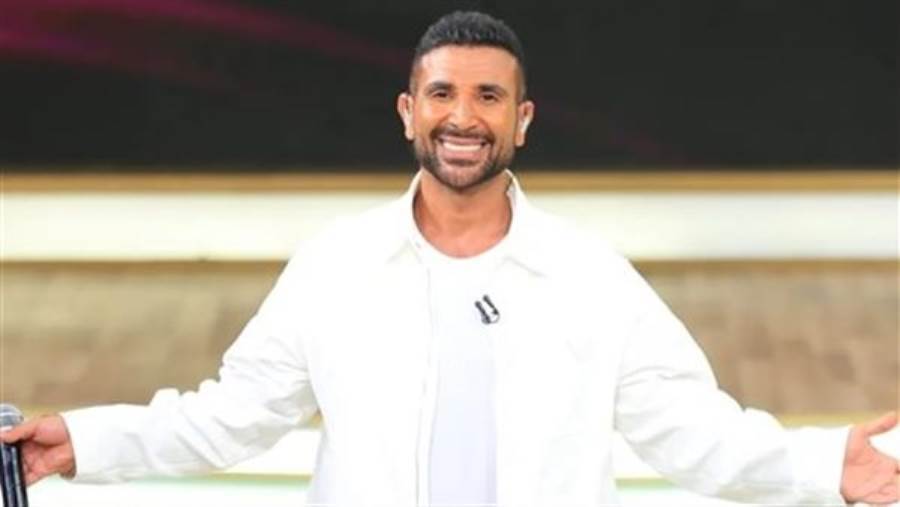 أحمد سعد في أول ظهور له بعد الحادث في حفل زفاف ابن ريم مصطفى 