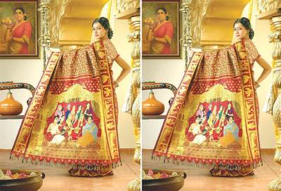 أغلى ساري هندي في العالم ثمنه 100 ألف دولار