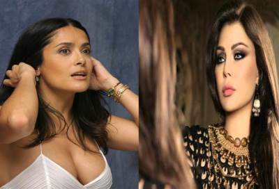 الصحافة الغربية أنشغلت بزواج سلمى حايك والعربية في عرس هيفاء وهبي