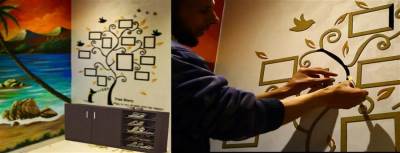 «ملصقات الحائط» .. حل سريع لديكور قديم