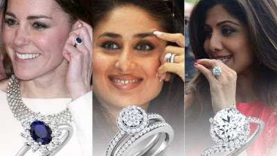 خاتم الخطبة لجميلات المشاهير ... بالطبع تتمنين ارتدائه