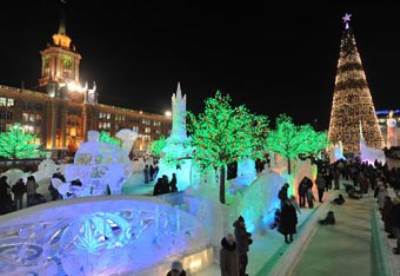 البدء ببناء اول مدينة ثلجية في العاصمة الروسية!