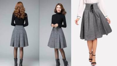 لأناقتك هذا الخريف .. التنورة والجزمة