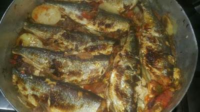 طريقة عمل الرنجة بالبطاطس فى الفرن