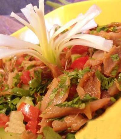 طريقة عمل الرنجة بالخضار الدايت