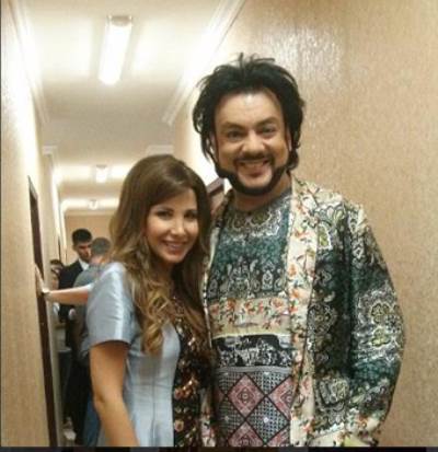 نانسي عجرم ترتدي الزي التركماني في عيد ميلاد الرئيس