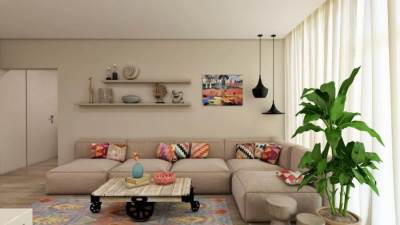 حجرة المعيشة البسيطة .. أنيقة جدا مع هذه الأشكال