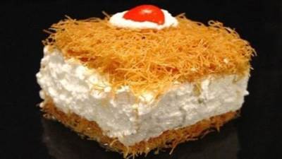 طريقة عمل "الكنافة بالكريمة والمكسرات" على طريقة الشيف سلوى