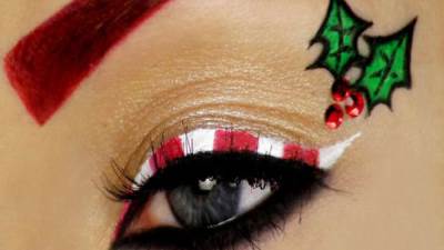 بالصور أفكار رائعة لمكياج كريسماس 2013