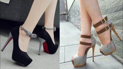 بالصور .. اجمعى بين الأناقة والراحة بالأحذية ذات الكعب العالي المسطح
