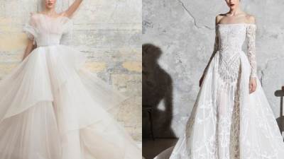 شاهدي 3 فساتين زفاف للسيدة الممتلئة