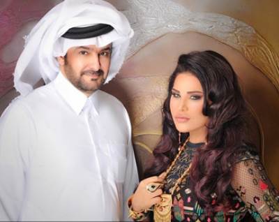 صورة أحلام تتغزل بزوجها على طريقتها الخاصة