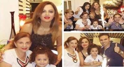 شاهد احتفال باسكال مشعلاني بعيد ميلاد والدتها